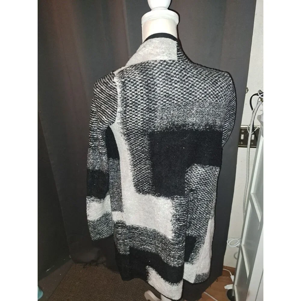 XS Lucky Brand Moto Knit Cardigan Sweater Jacket Asymmetrical NWT